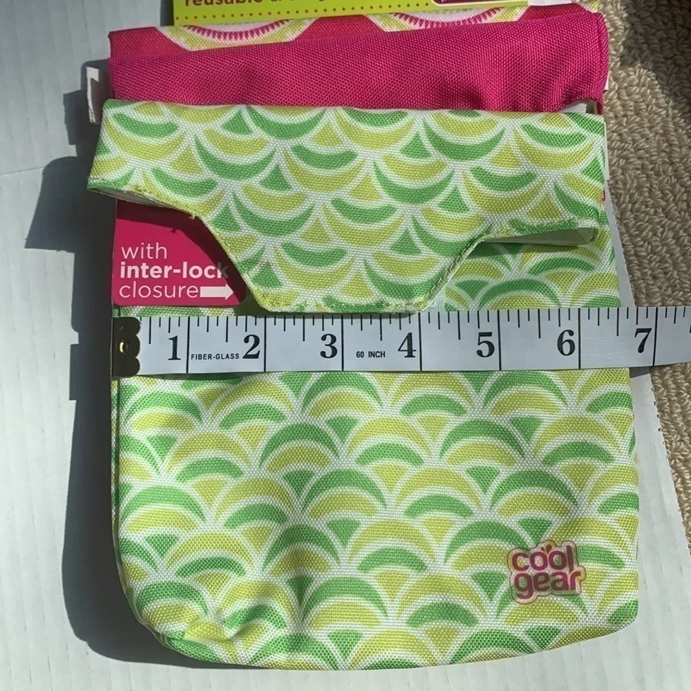 NEW Set of 3 Lunch Pocket Reusable Sandwich Bags
